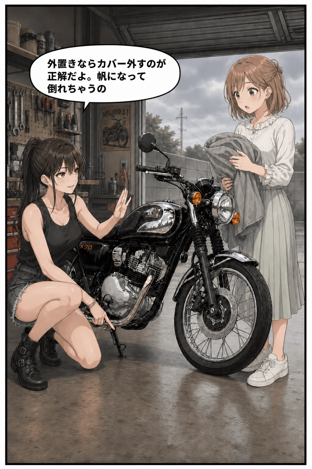 ミツキ先生の台風そなえ講座 — 3コマ目