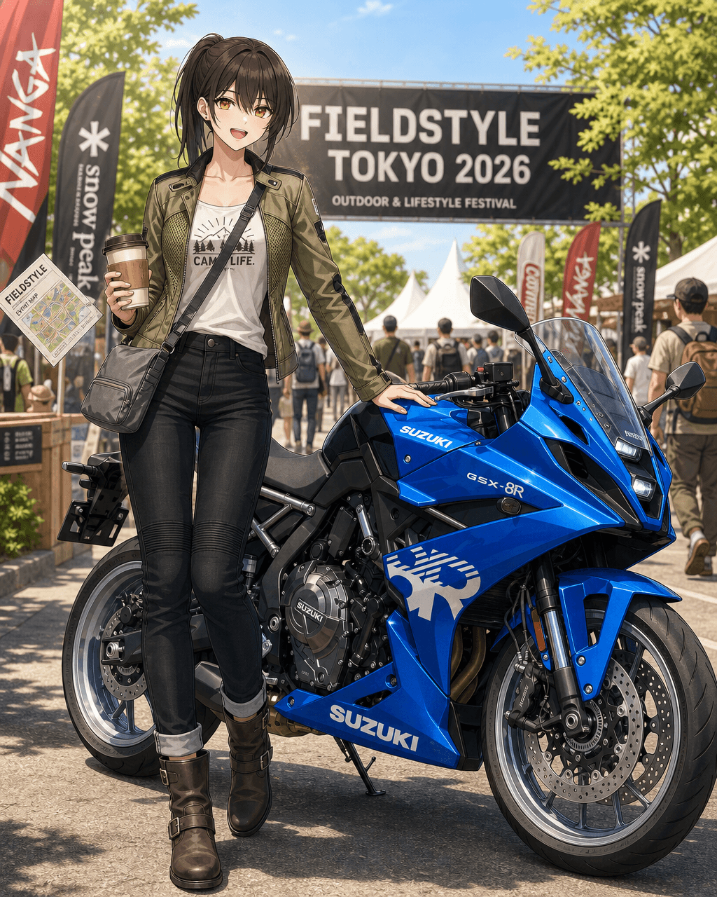 FIELDSTYLE TOKYO 2026に初参戦!キャンプ好きバイク乗りの1日レポ